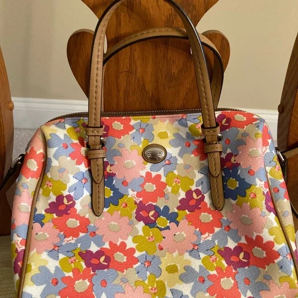 Coach Floral Women's Bag - Multicolor - Picture 2 of 9